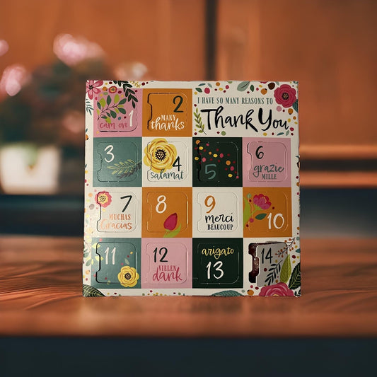 Bath & Beauty Thank You Calendar - 14 Unique Gifts to Discover Every Day