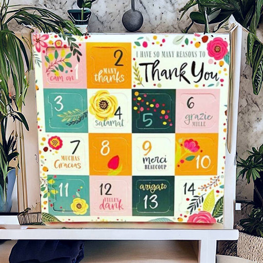 Bath & Beauty Thank You Calendar - 14 Unique Gifts to Discover Every Day